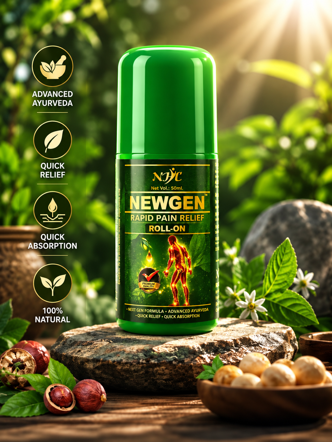 Newgen Rapid Pain Relief Roll On